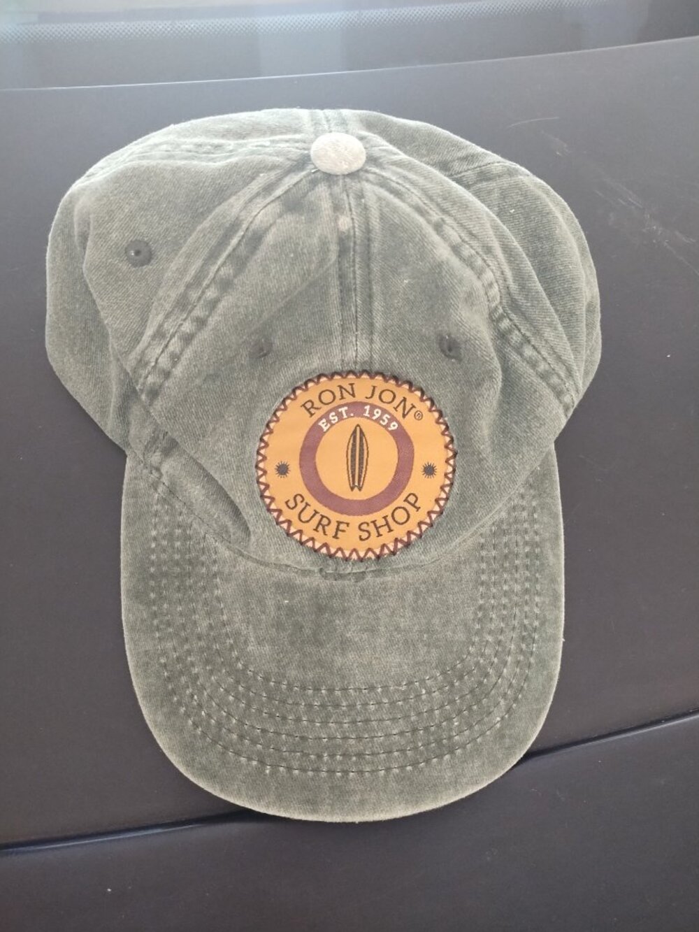 Olive Green Vintage Ron Jon Baseball Cap